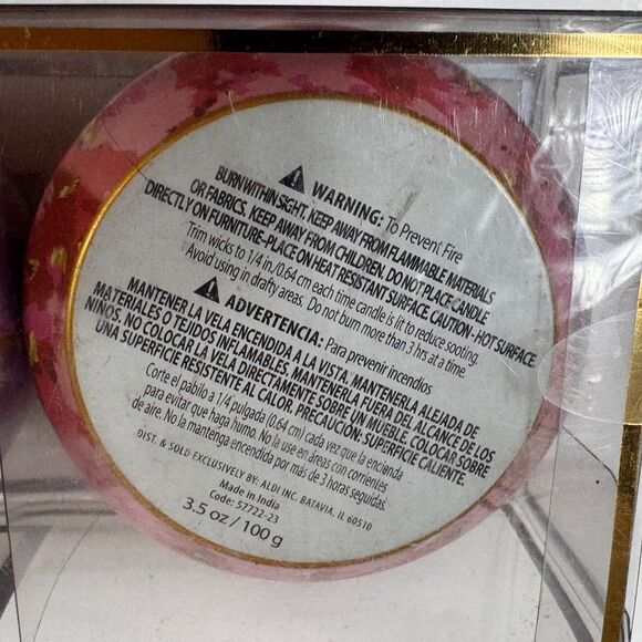 NEW Huntington Home 3 Pack Mini Candle Tin Maple Apple Berries Winter Fall 3.5oz - Picture 6 of 11